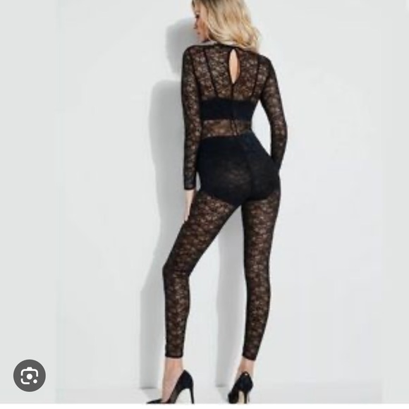 Guess Valerie sheer lace Catsuit - Picture 6 of 7